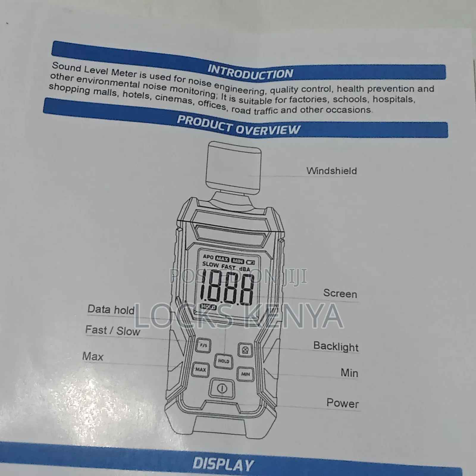 Halls Sound Level Meter