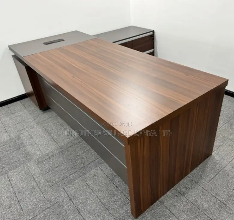 Office Desk:Office Wooden Corner Desk for Supervisor – 180cm