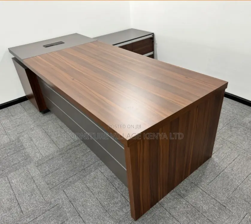 Office Desk:Office Wooden Corner Desk for Supervisor – 180cm