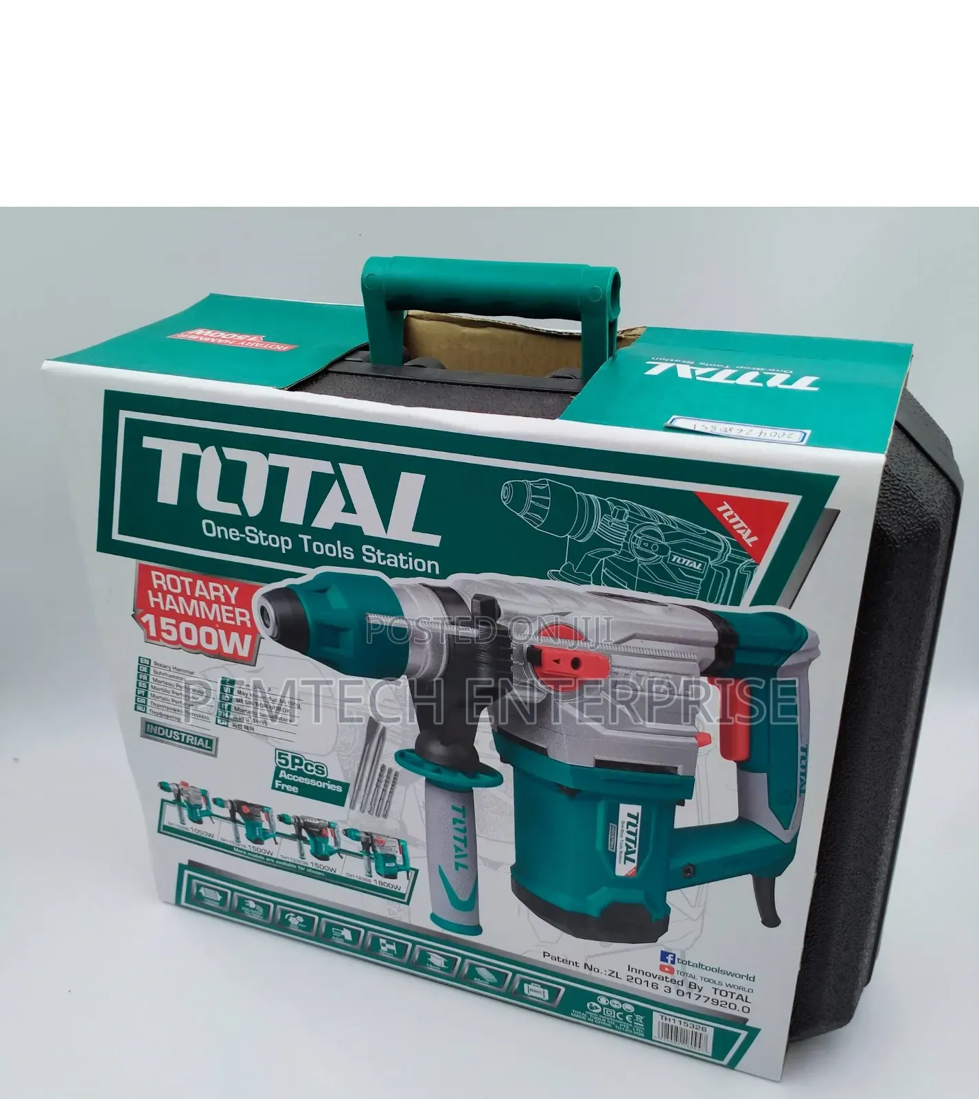 Total Th115326 1500w Concrete Drilling Machine