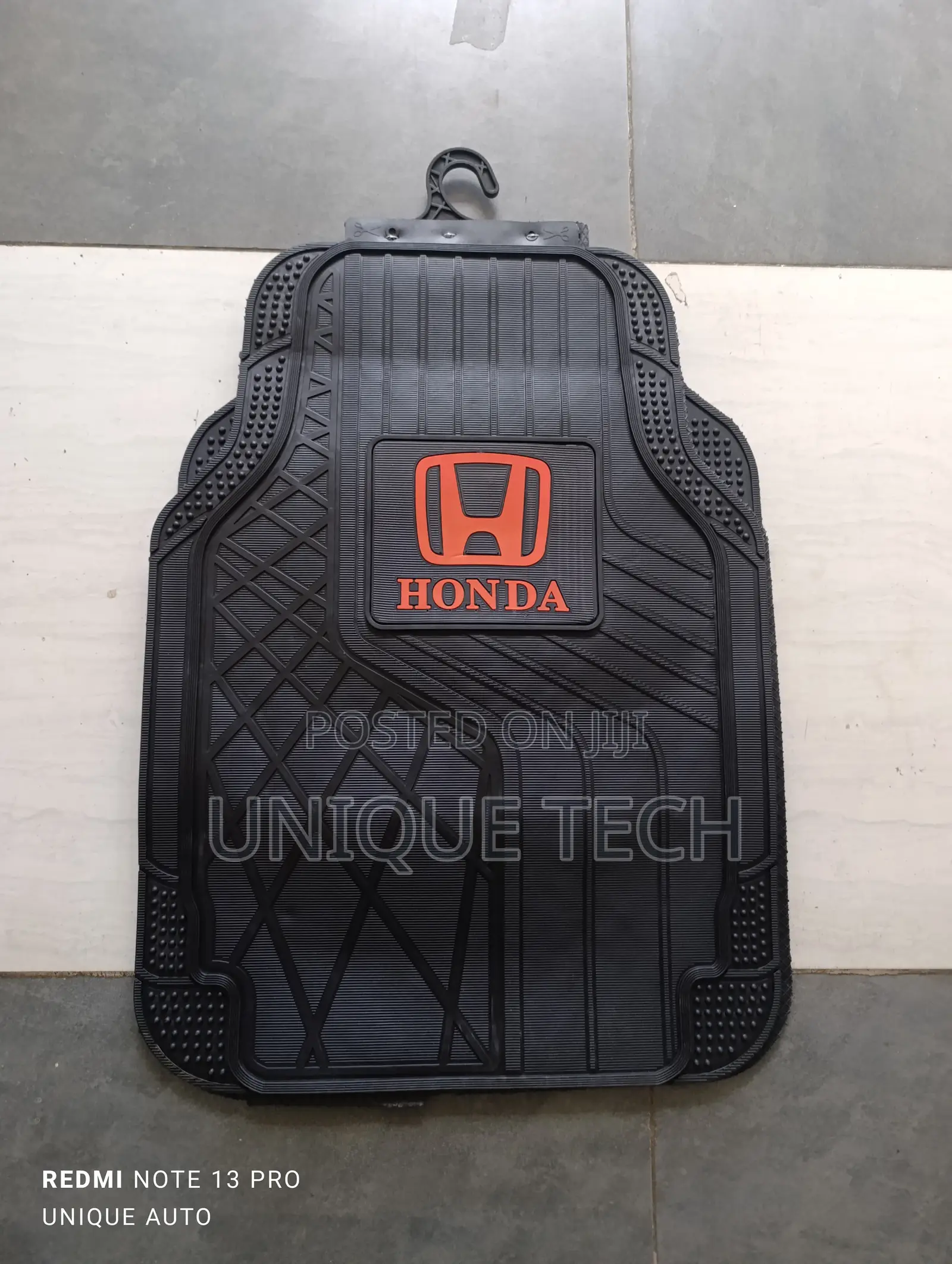 Honda Red Black Universal Floor Mats/Car Floor Mats 5seater