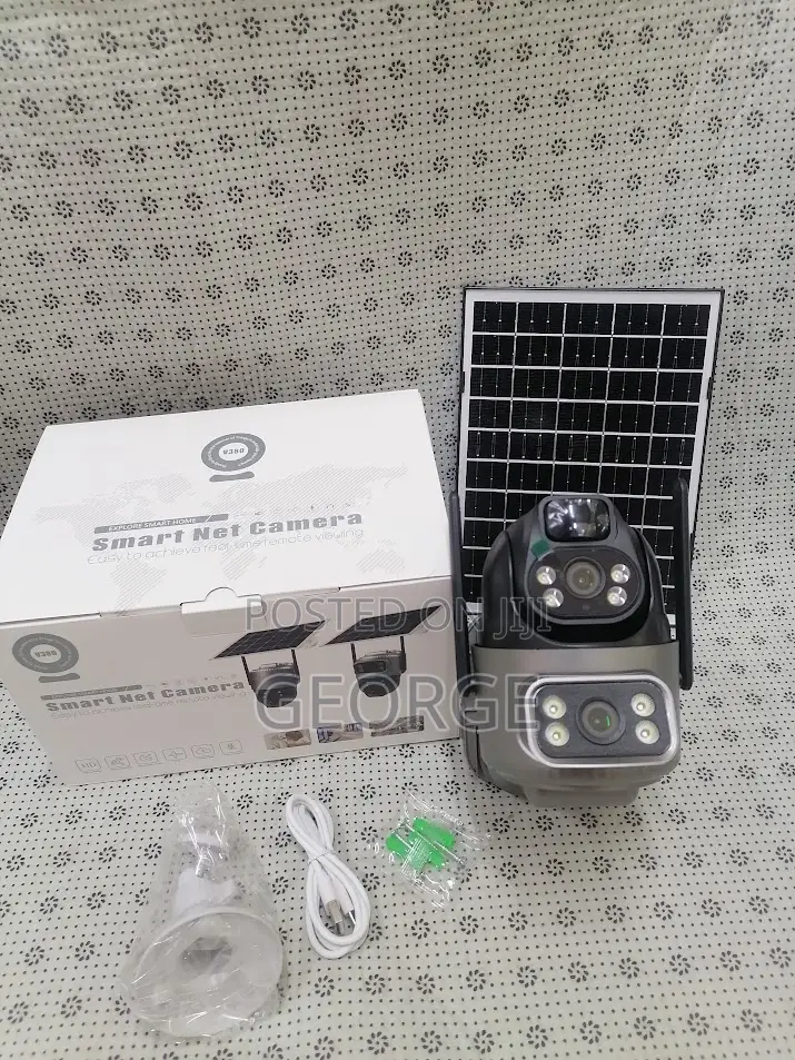 Easy to Install Dual Lens 2mp V380 Pro 4g Solar PTZ Camera