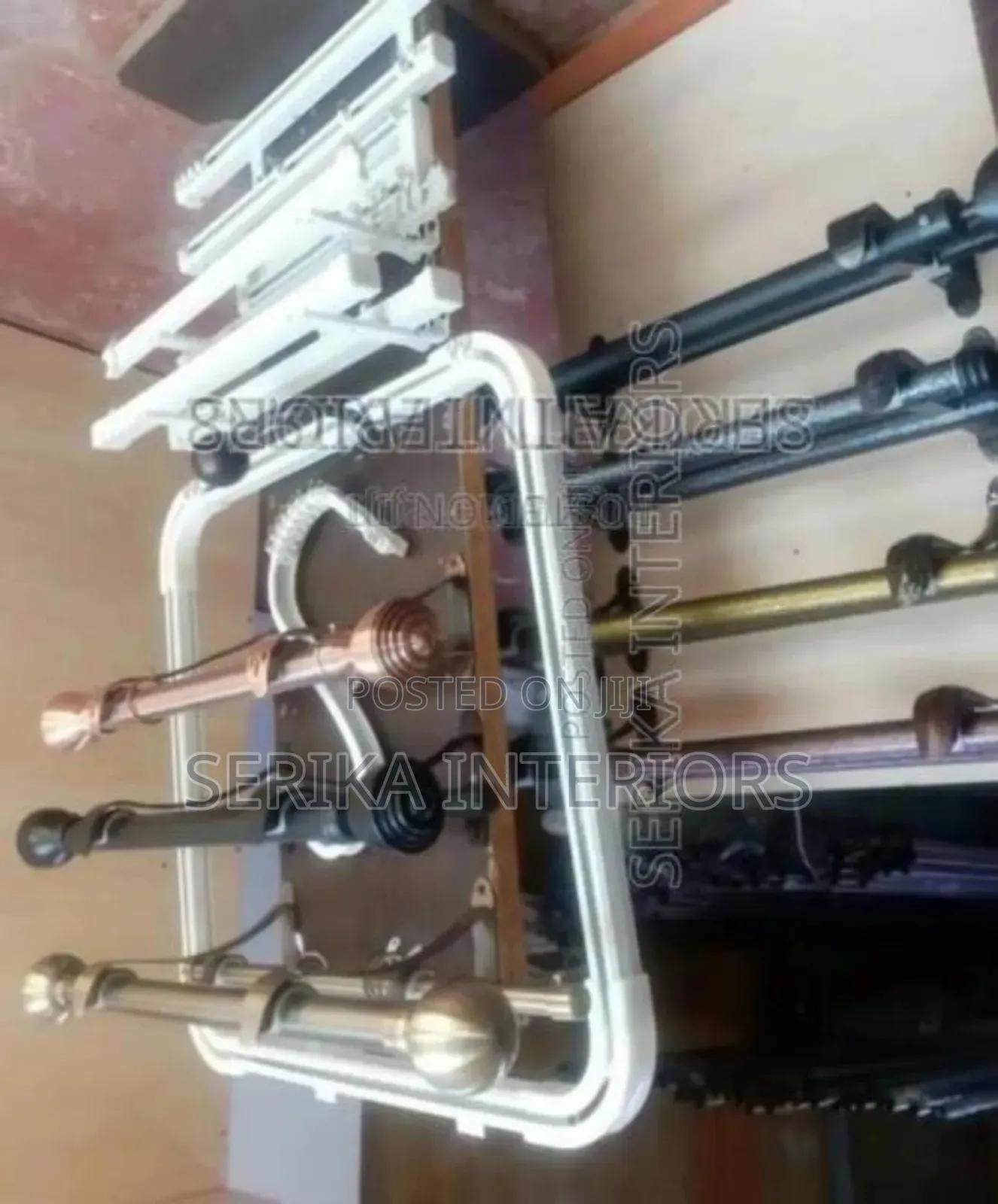 Curtain Rails White Available