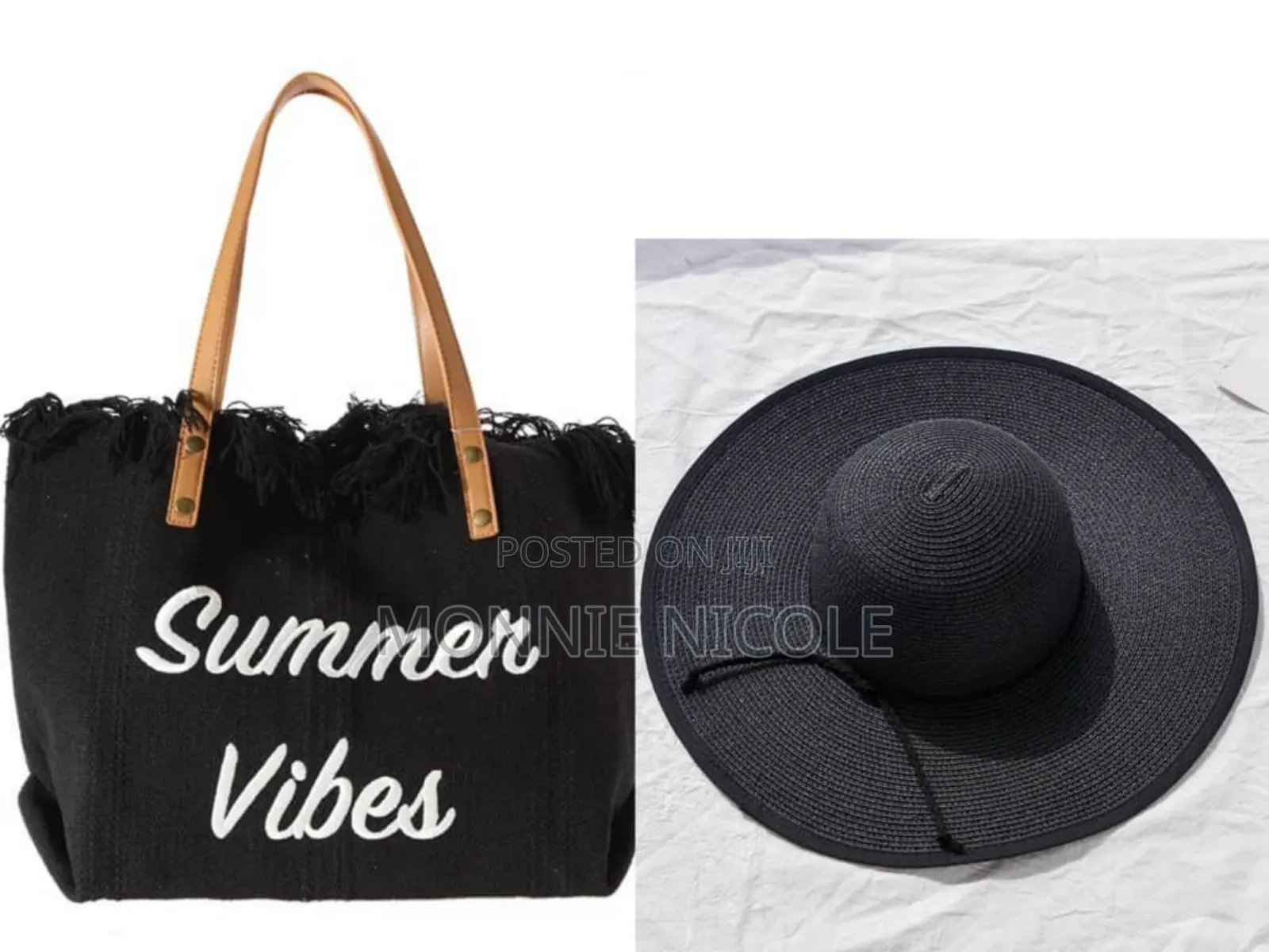 Summer Set. Beach Bag Summer Cap