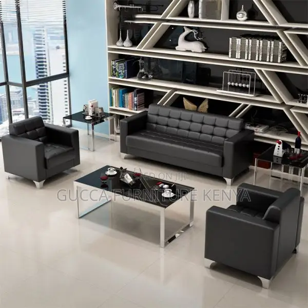 Office Sofa: Office Hospitality Lounge Sofa for 5 People
