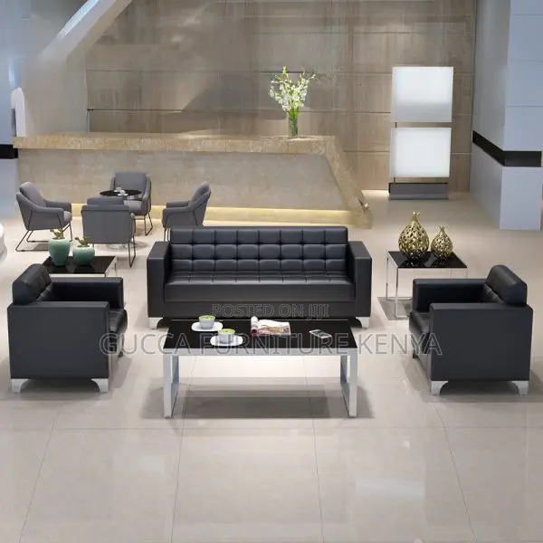 Office Sofa: Office Hospitality Lounge Sofa for 5 People