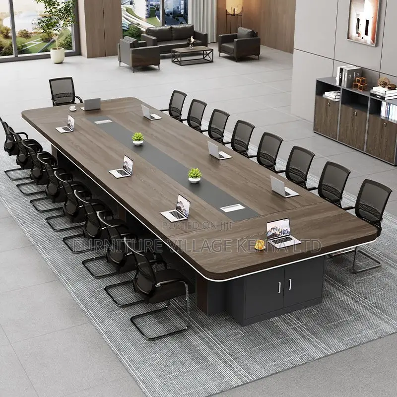 Office Table:3-Meter Collaborative Work Office Staff Table