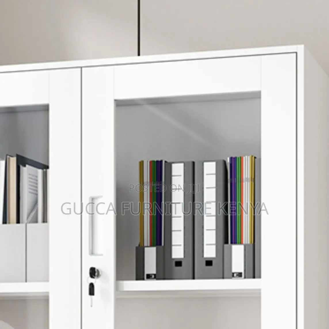 Office Cabinet:Office Open View White Steel Document Cabinet