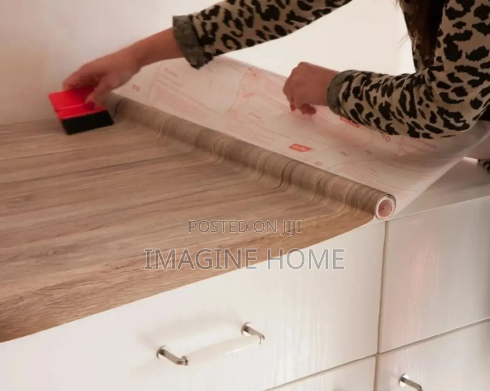 Stick Cabinets Marble Contact Paper