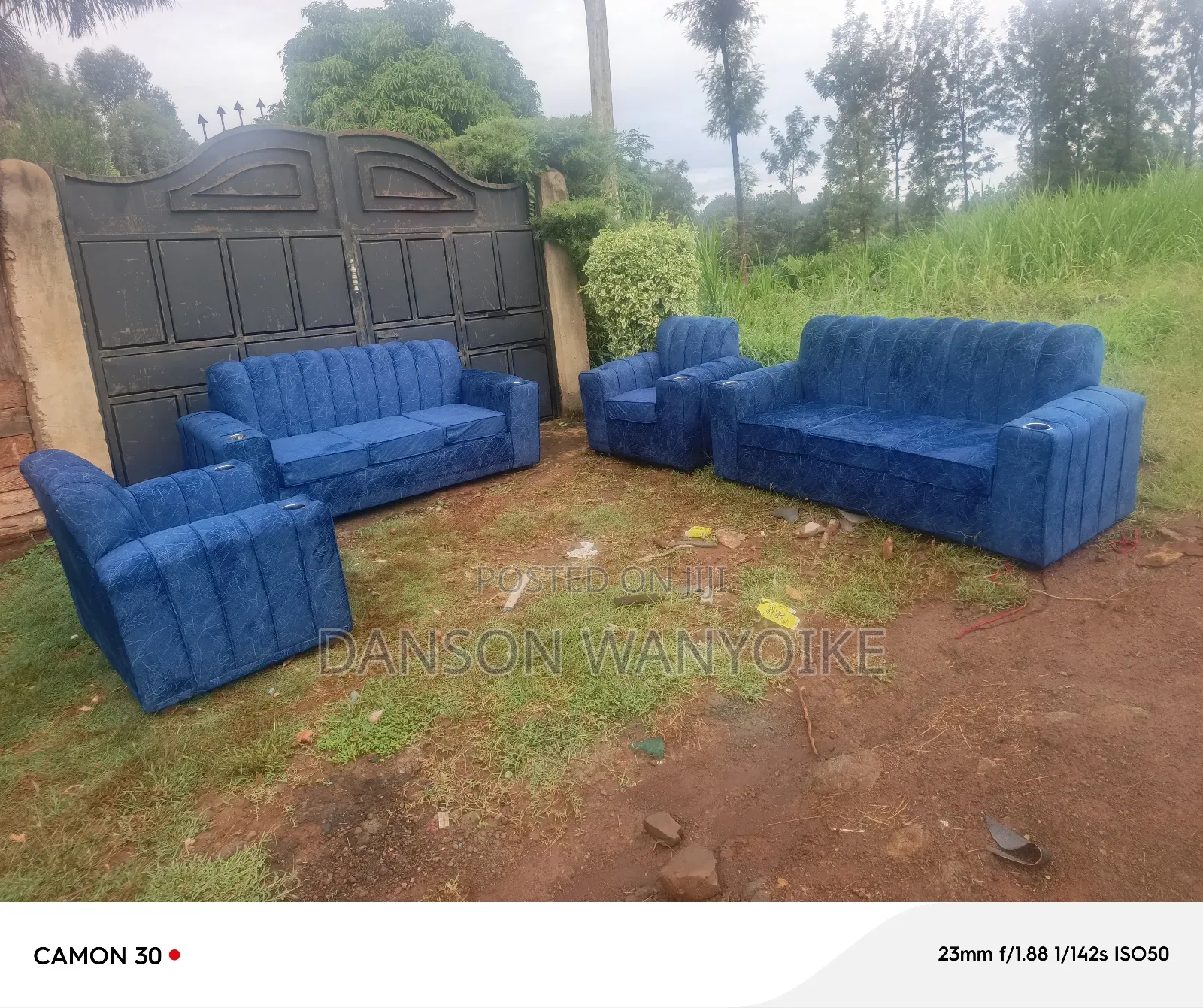 8seater Turquoise Blue Sofa on Sale