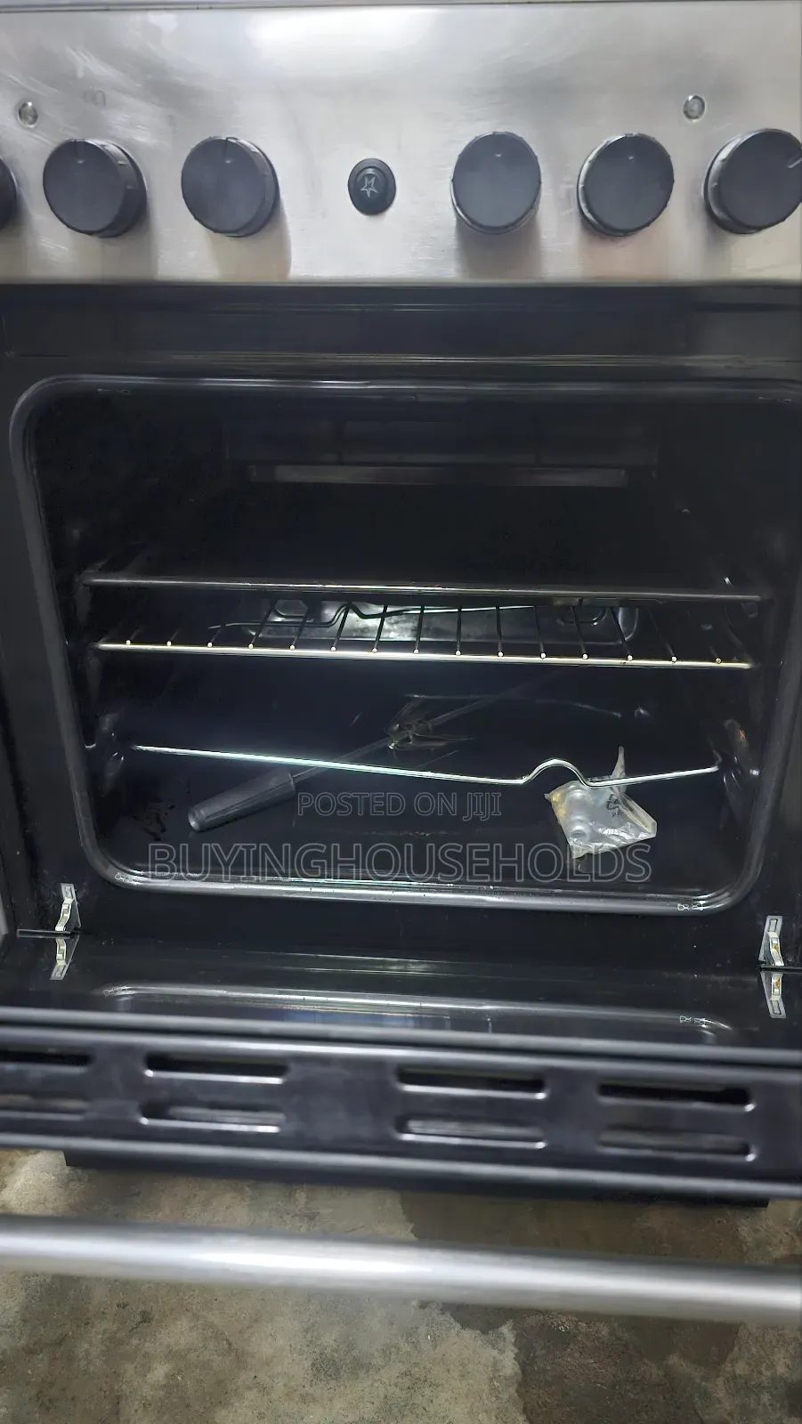 Ariston 60x60 Stainless Cooker 3+1 Electric Oven