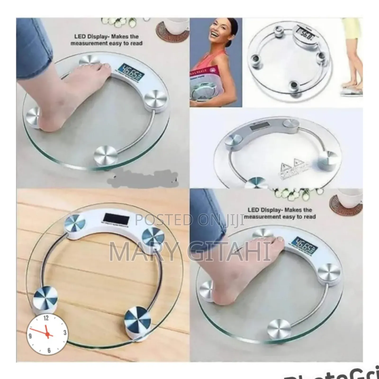 Clear Personal Weighing Scale at 