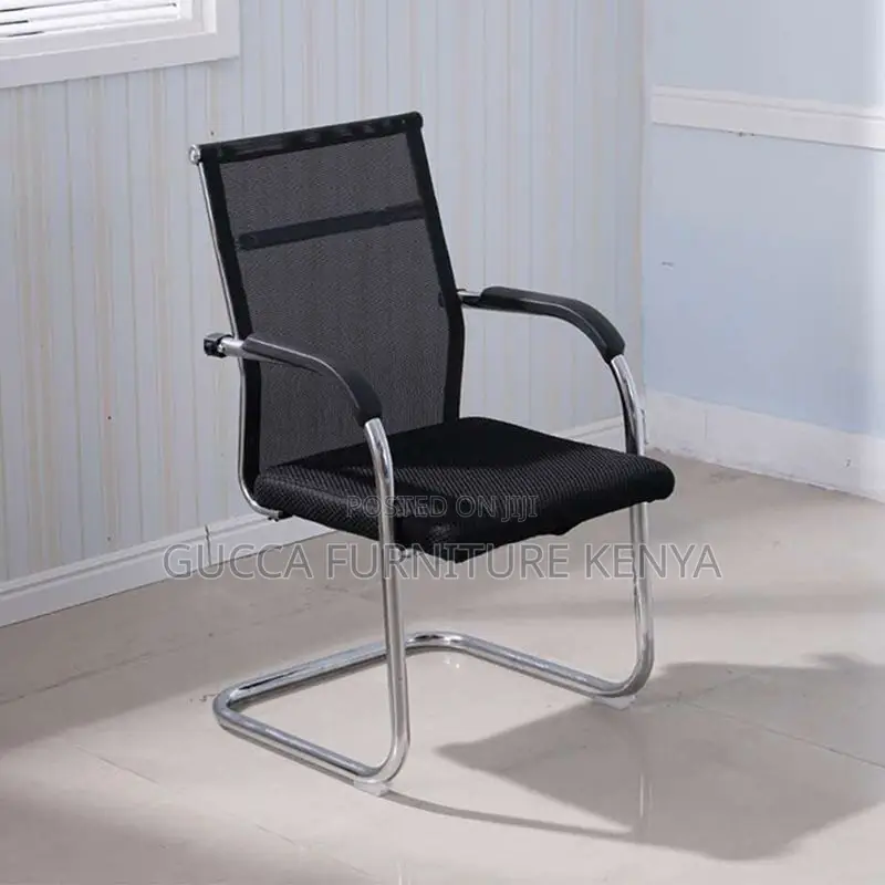 Office Chair:Guest Waiting Low Back Mesh Lobby Office Seat
