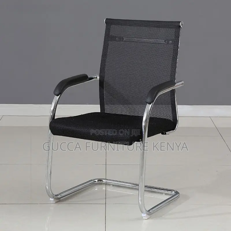 Office Chair:Guest Waiting Low Back Mesh Lobby Office Seat