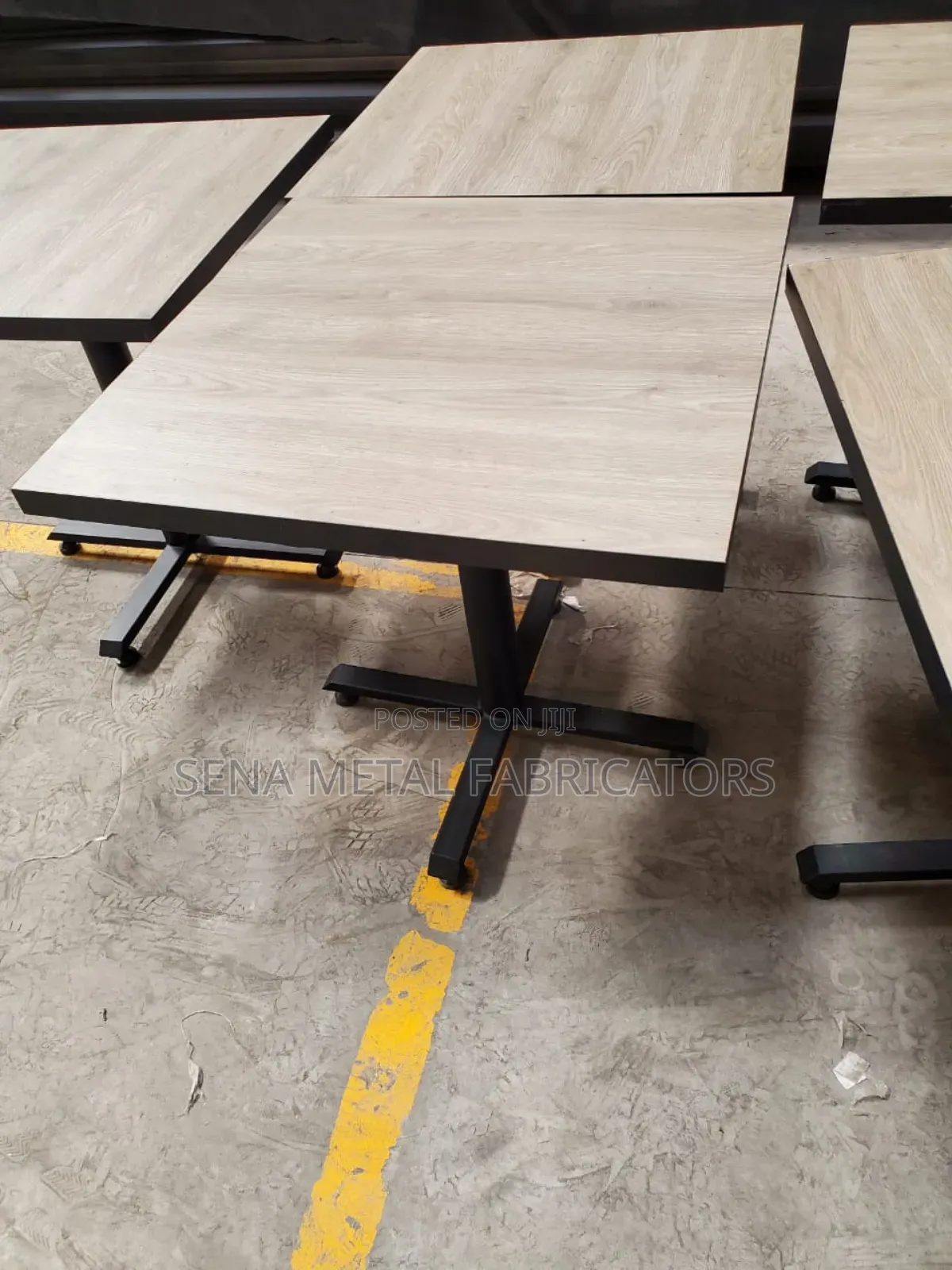 Dining Table Sets With Strong Metal Frame.