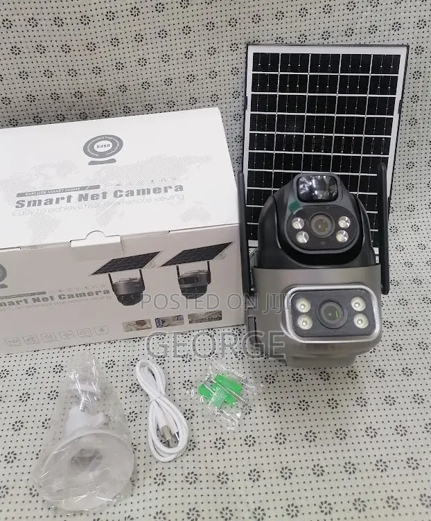 Quality V380-Dual Lens 4g Solar .Security Camera