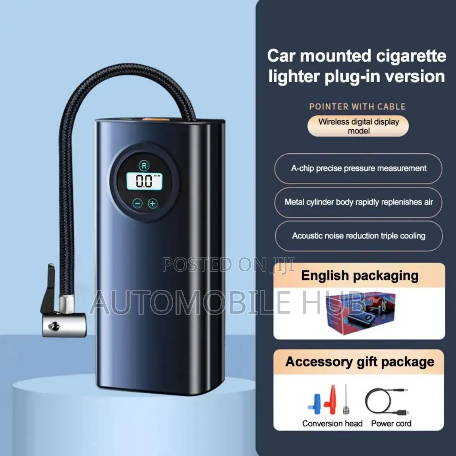 Mini Wireless Electric Portable Inflator Pump- Compressor