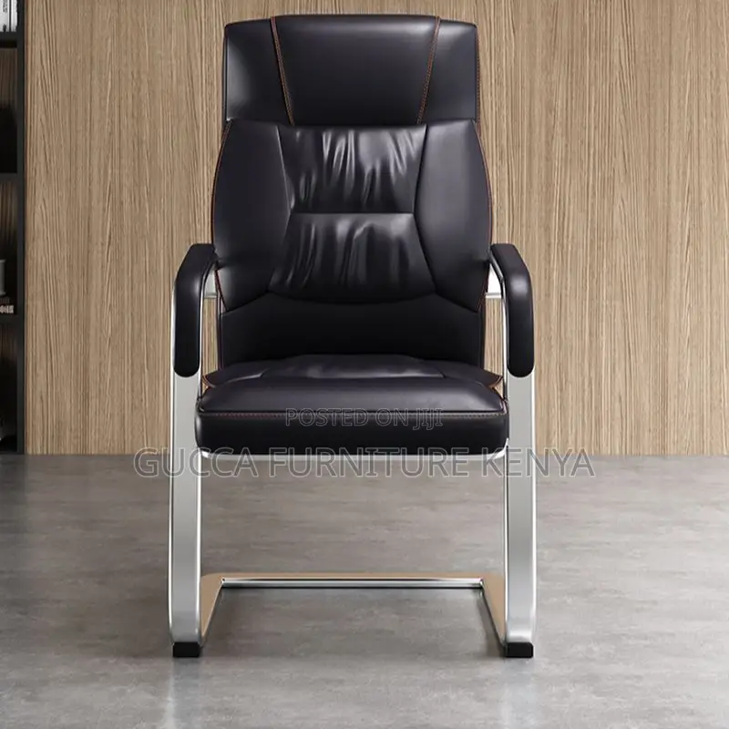 Office Chair: Simple Fixed Waiting Guest Office Furniture