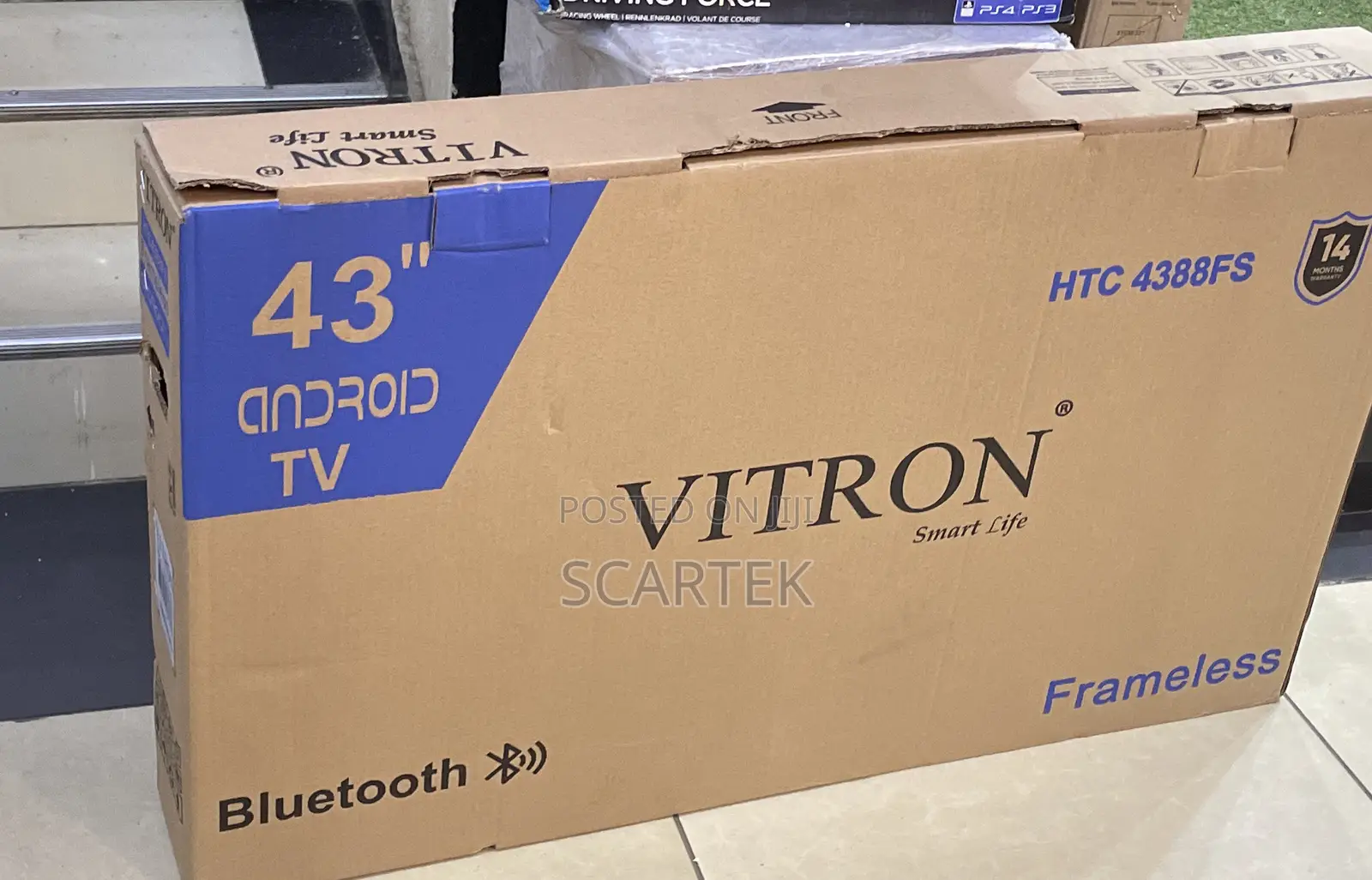 Vitron 43"Frameless Smart Tv