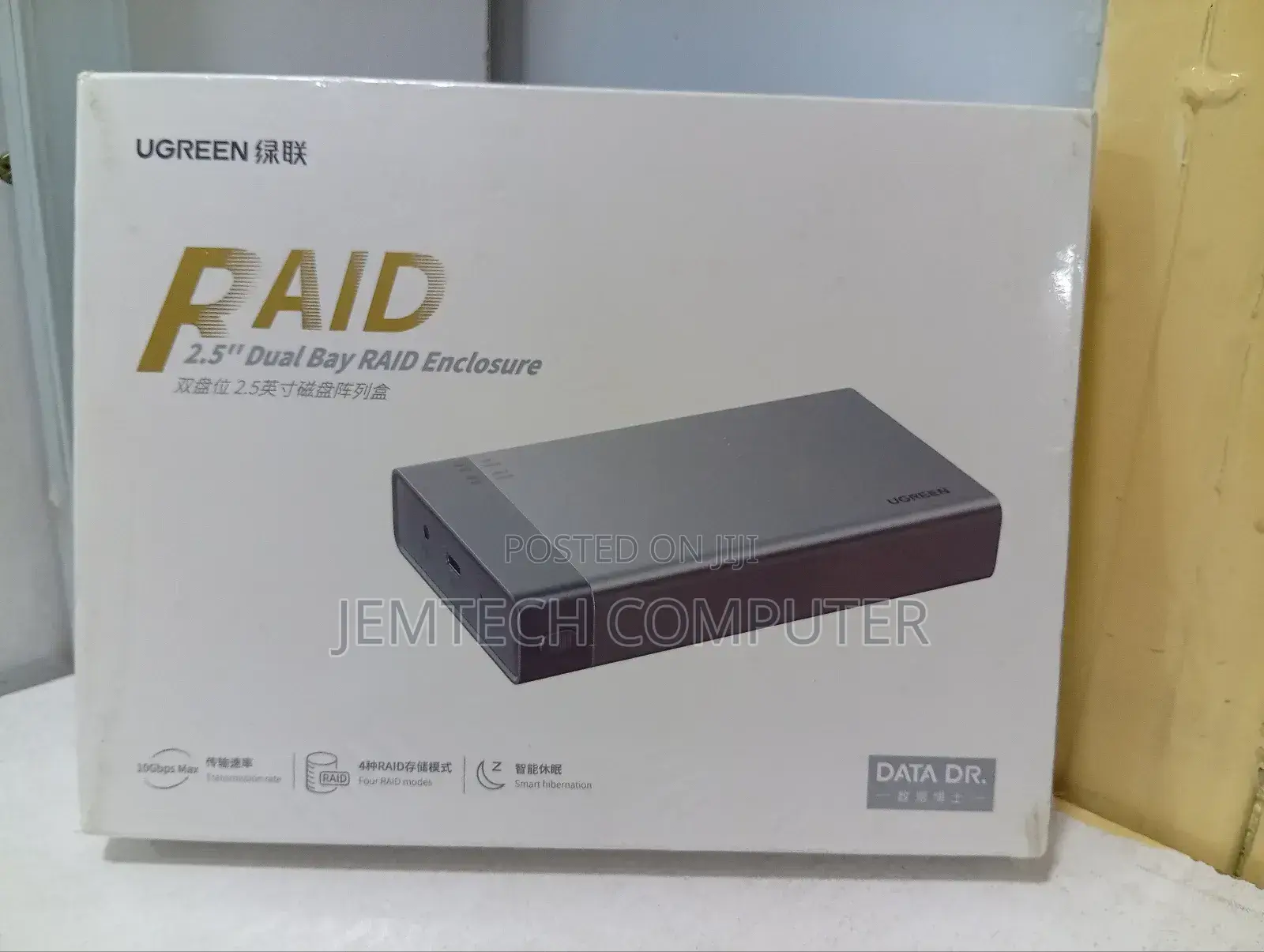 Ugreen 2.5′′ Sata Dual Bay Raid Hard Drive Enclosure – Cm381