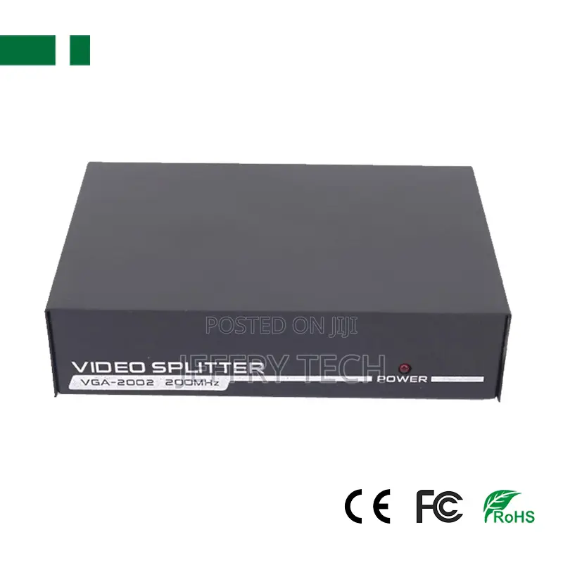Vga-2002 1080p 1x2 200mhz Vga Video Splitter