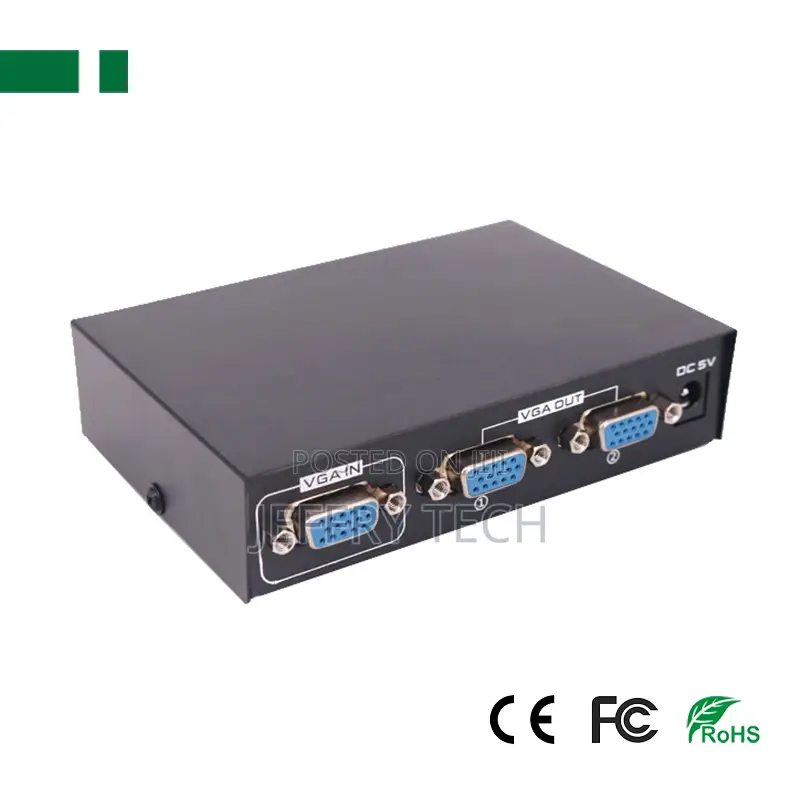 Vga-2002 1080p 1x2 200mhz Vga Video Splitter