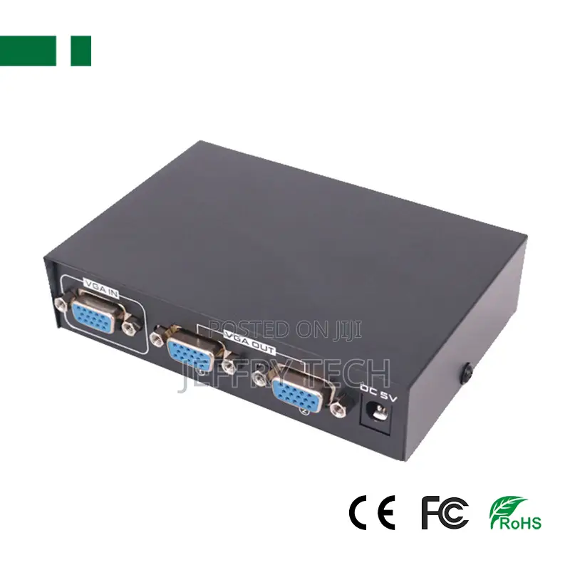 Vga-2002 1080p 1x2 200mhz Vga Video Splitter