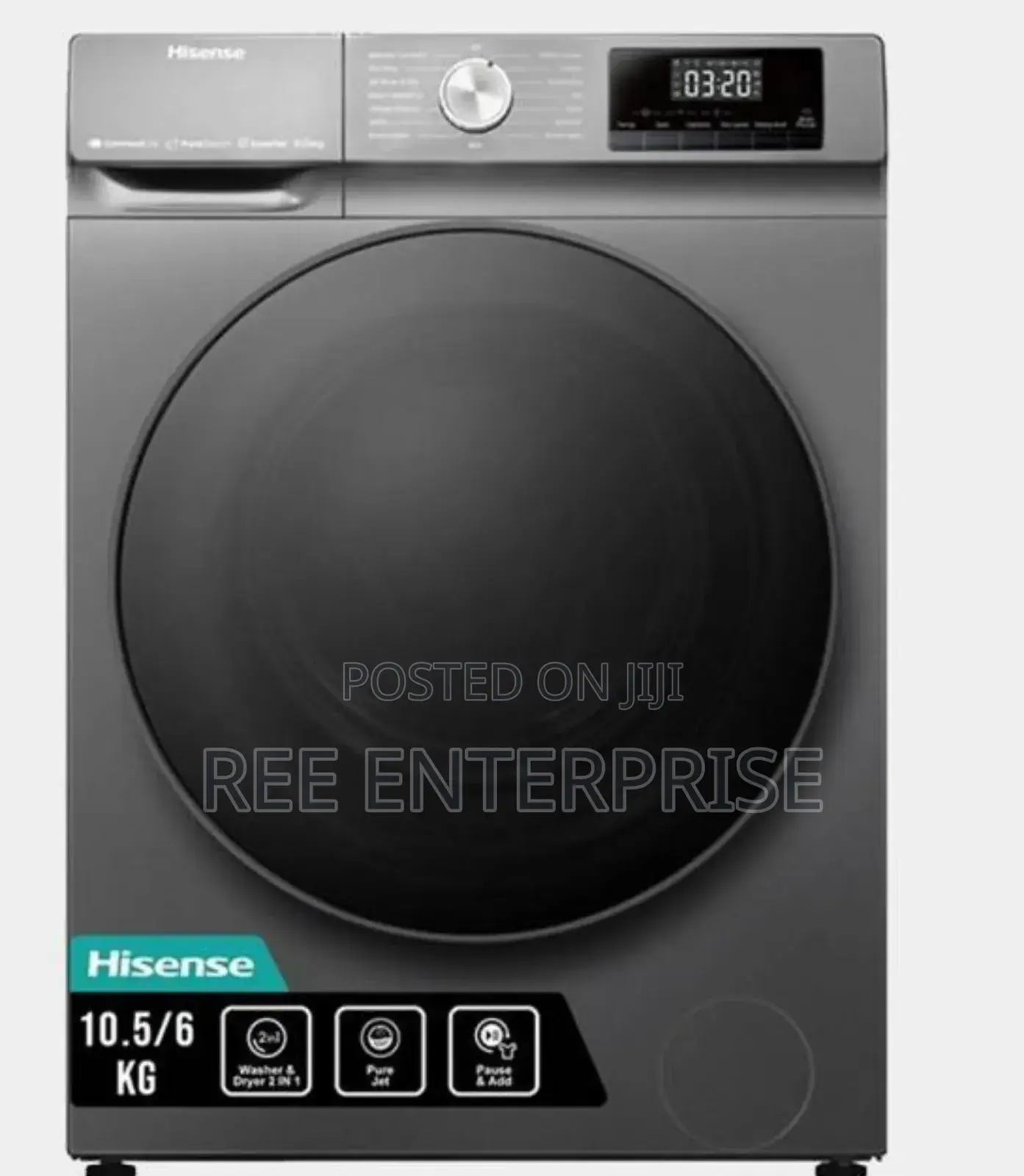 H Front Load 10.5/6kg Hisense Wash Dry