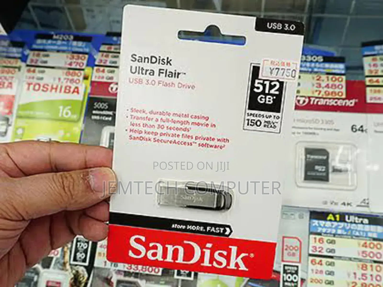 Sandisk Ultra Flair 3.0 512gb -Sdcz73-512g-G46