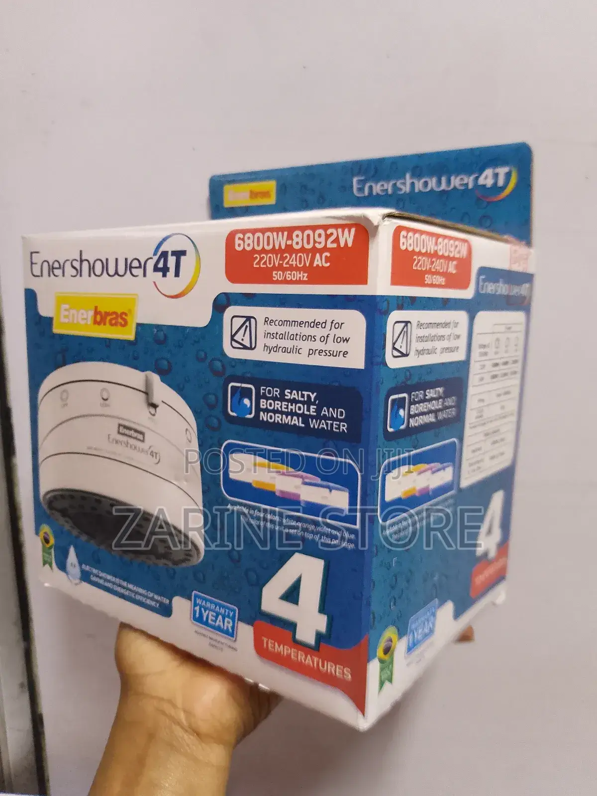 Enerbras Enershower 4 Temperature Salty and Fresh Water