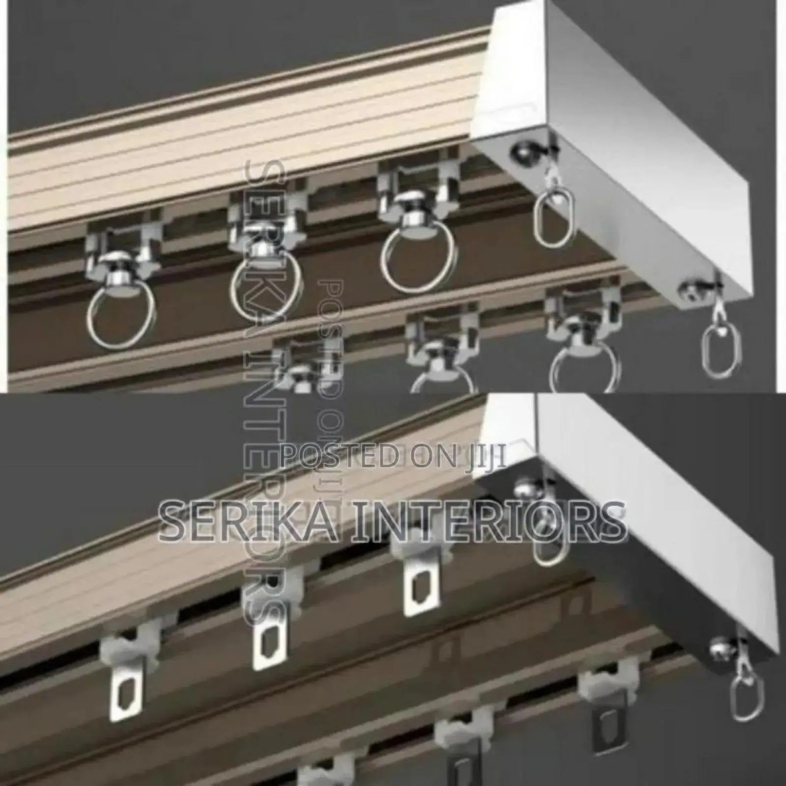 Aluminium Double Curtain Rails Double Curtain Rails