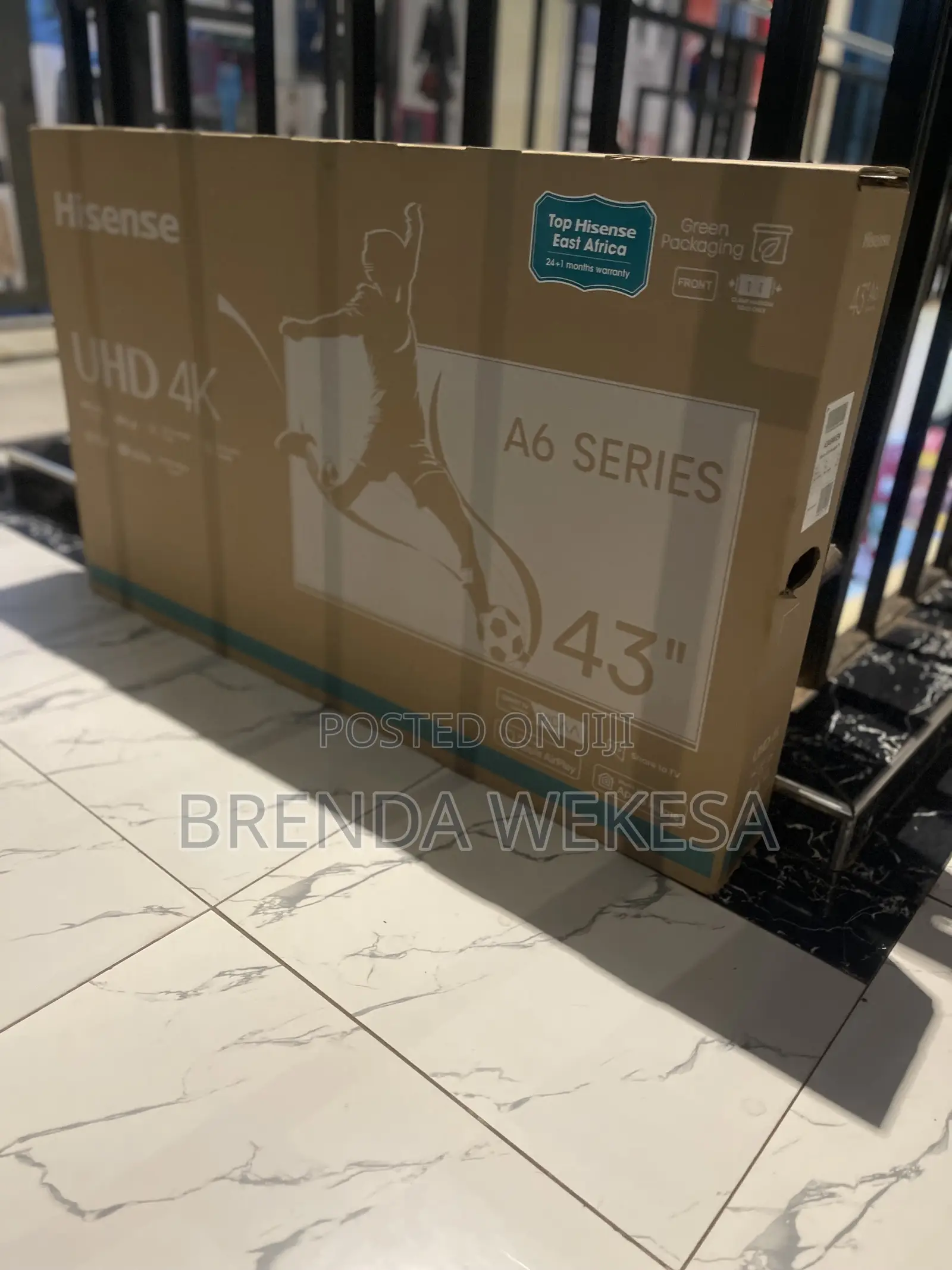 Hisense 43 Inch Smart Uhd Frameless Tv 43a6n