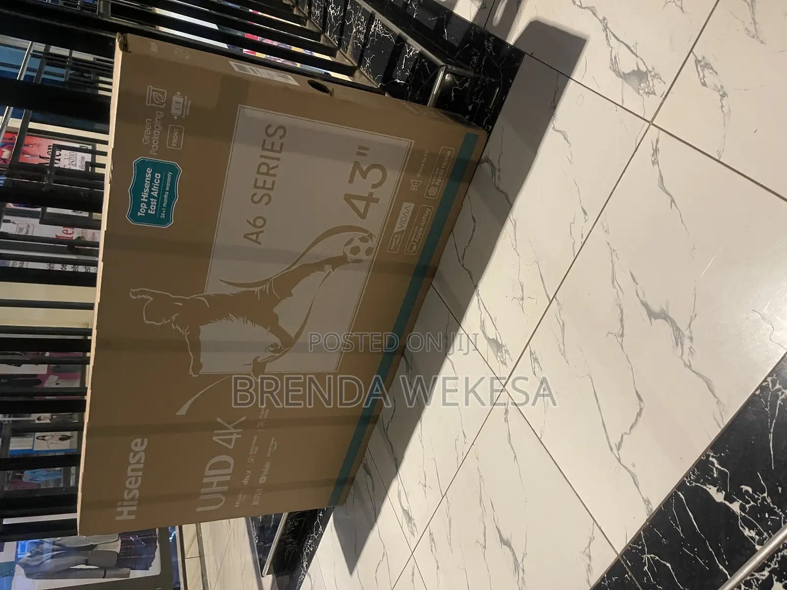 Hisense 43 Inch Smart Uhd Frameless Tv 43a6n