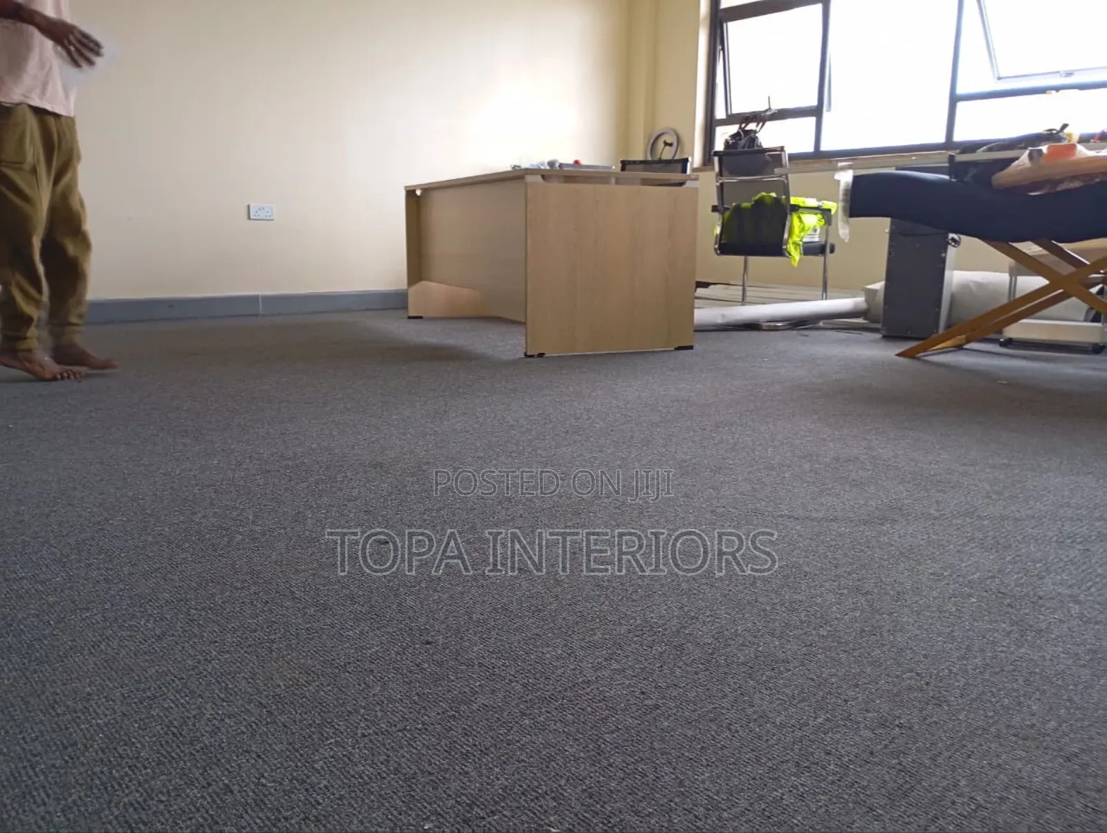 Open Hall Wide Wall to Wall Flooring Carpets Installation