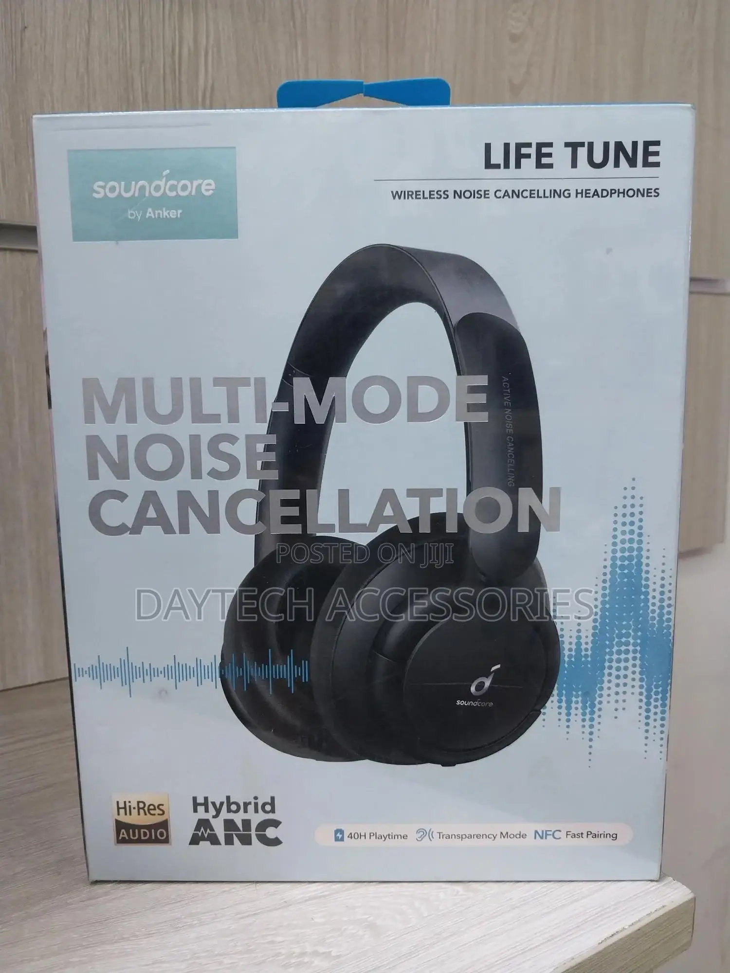 Anker Soundcore Life Tune Wireless Anc Headphones Black