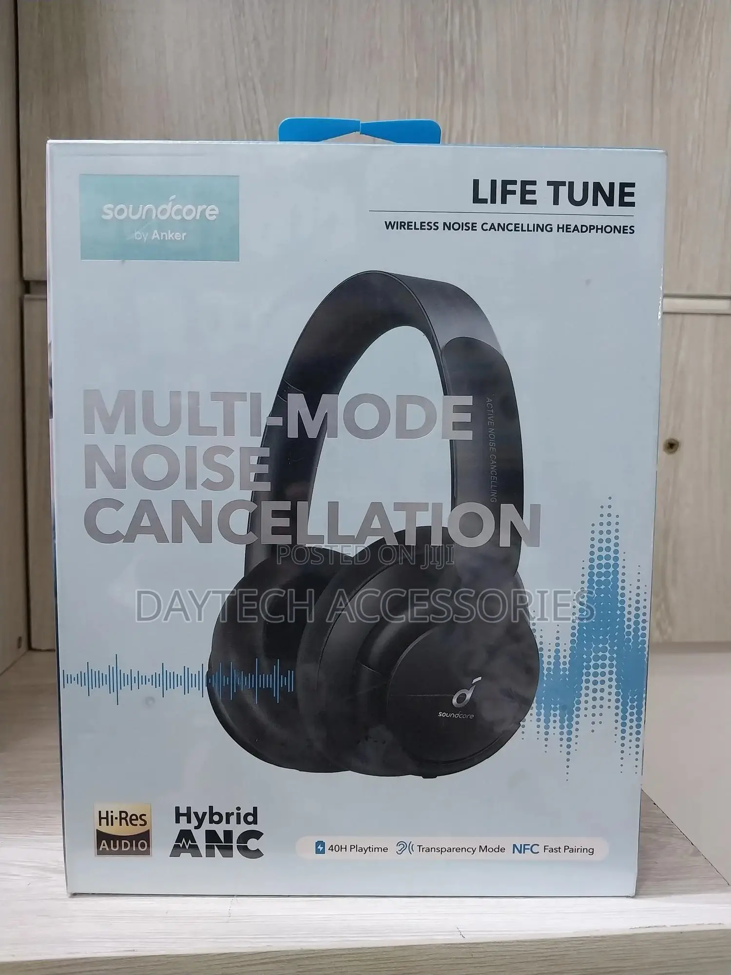 Anker Soundcore Life Tune Wireless Anc Headphones Black