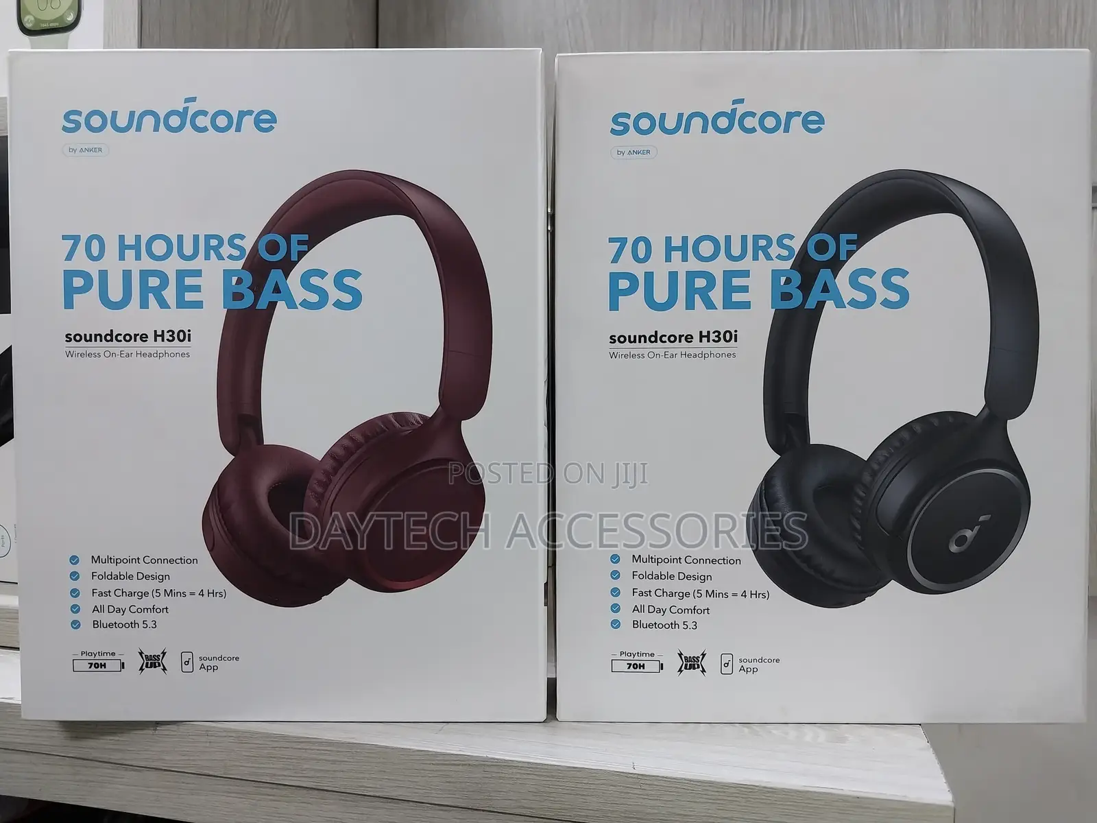 Anker Soundcore H30i Wireles on Ear Headphone Black A3012h11