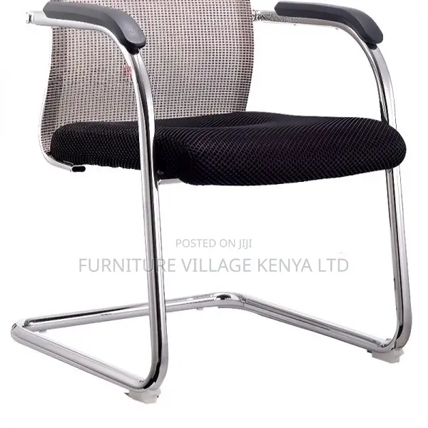 Office Chair:Medium Back Breathable Mesh Studio Guest Seat