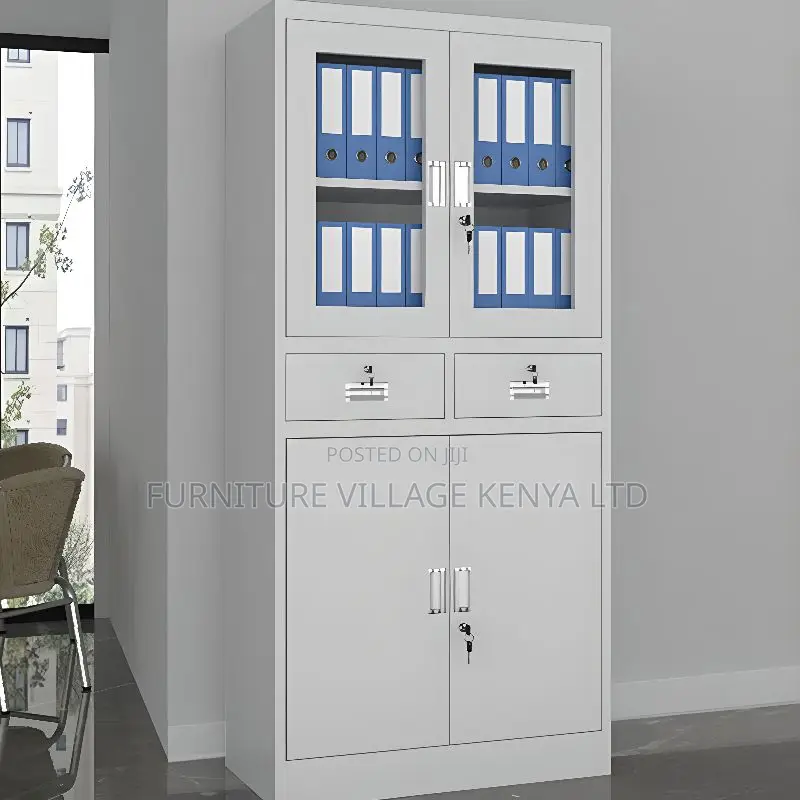 Cabinets: Office Heavy-Duty 2-Door Metal Utility Cabinet