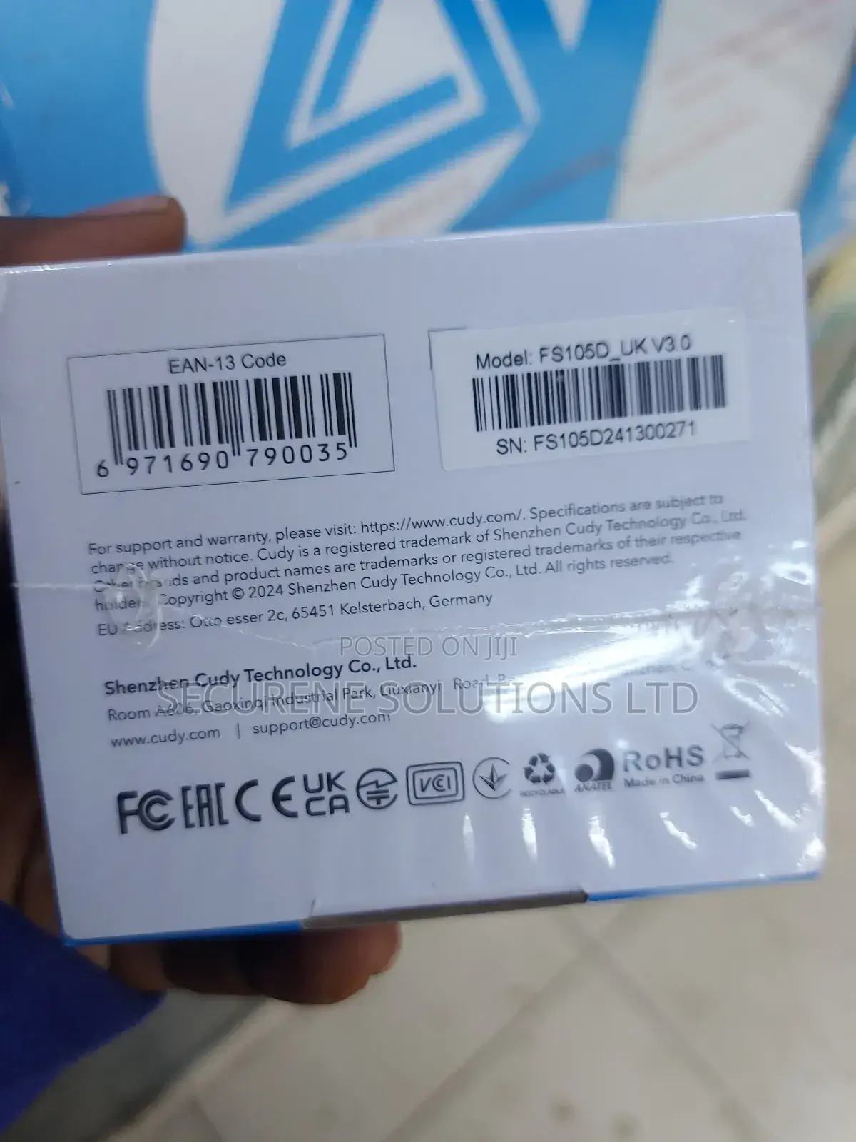 Cudy Fs105d 5-Port 10/100 MBPS Desktop Switch