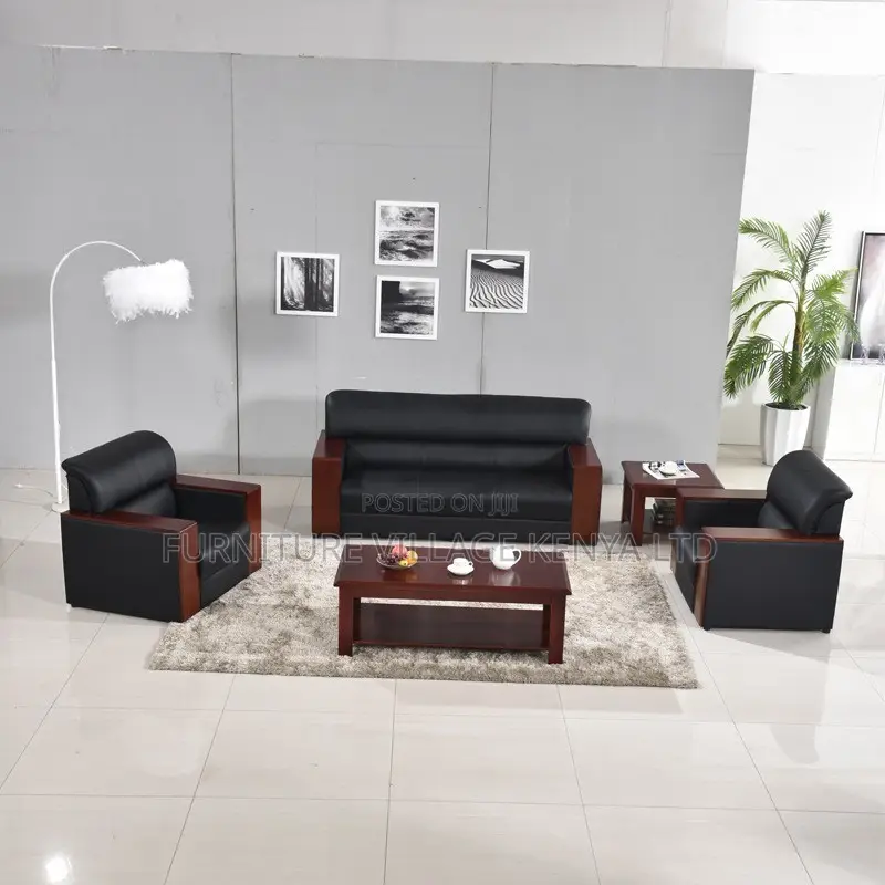 Office Sofas: 3-Piece Modern Office Sofa Set(5-Seater)