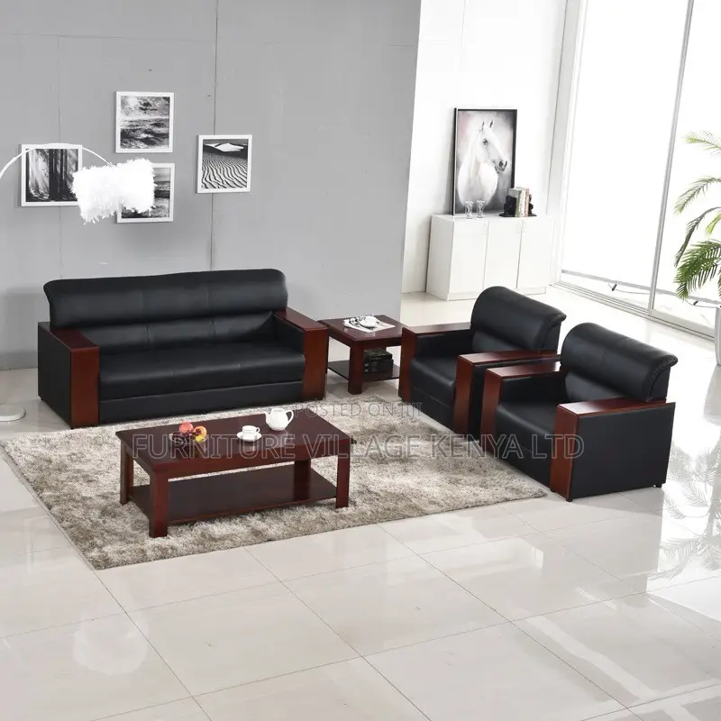 Office Sofas: 3-Piece Modern Office Sofa Set(5-Seater)