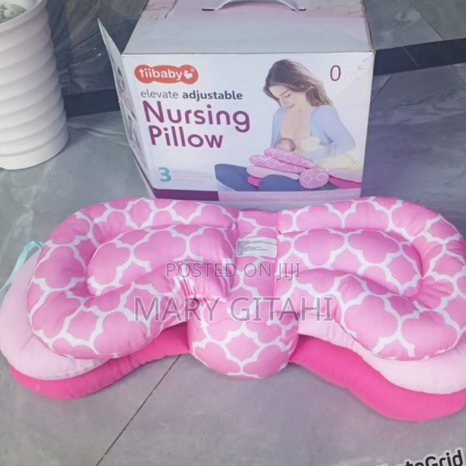 Adjustable Nursing Pillow 
*Pink* at 