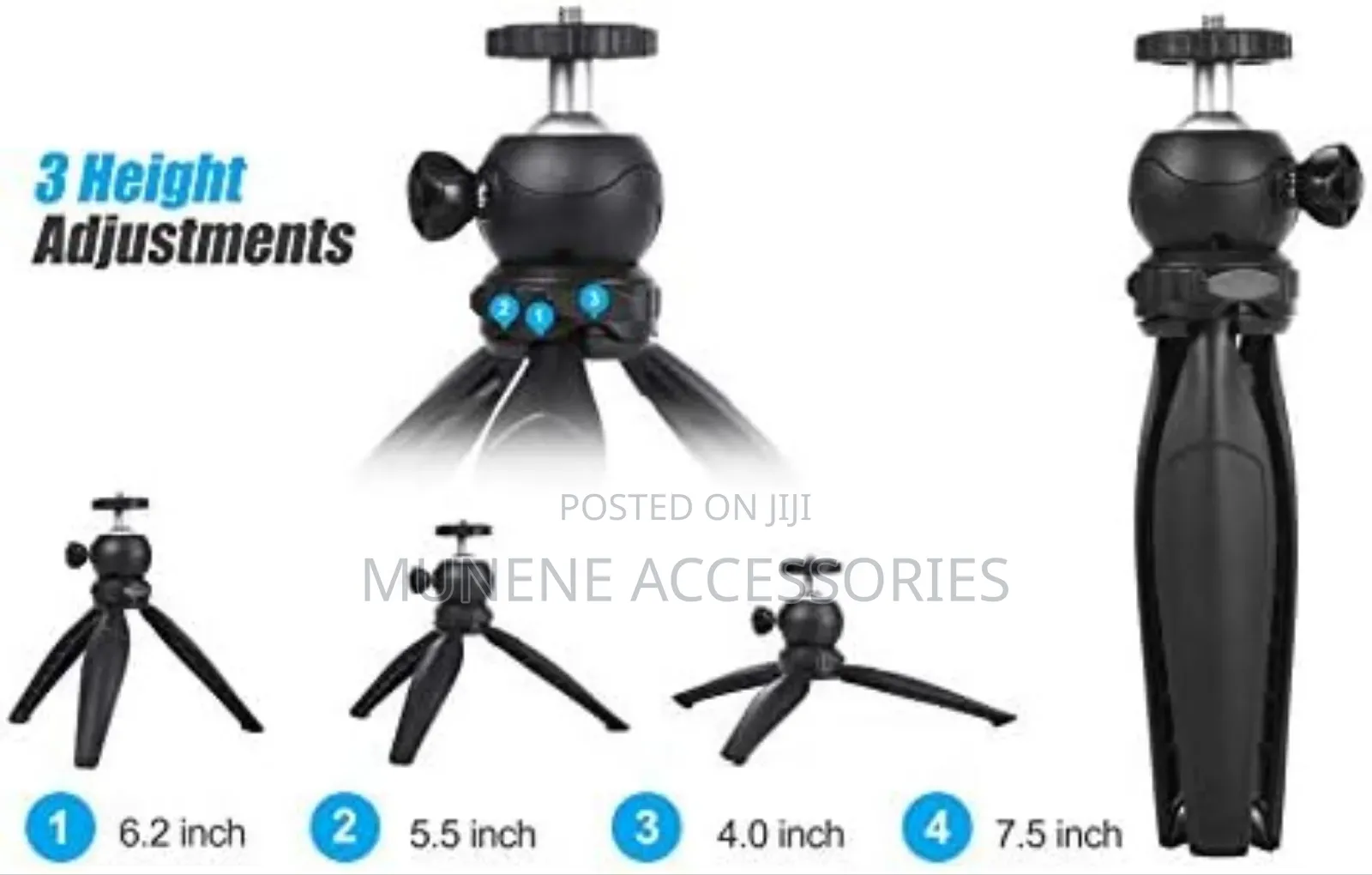 Jmary Mt-20 Mini Tripod Stand Table Top Fold-Able Tripod
