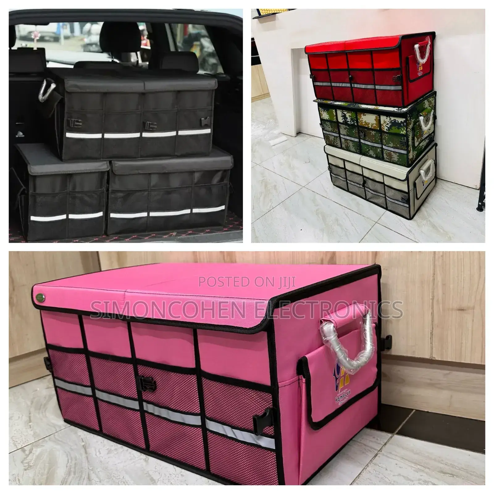 60cm Foldable Premium Car Trunk Boot Organizer