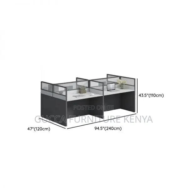Workstation:4-Way Digital Modular Office Workstation