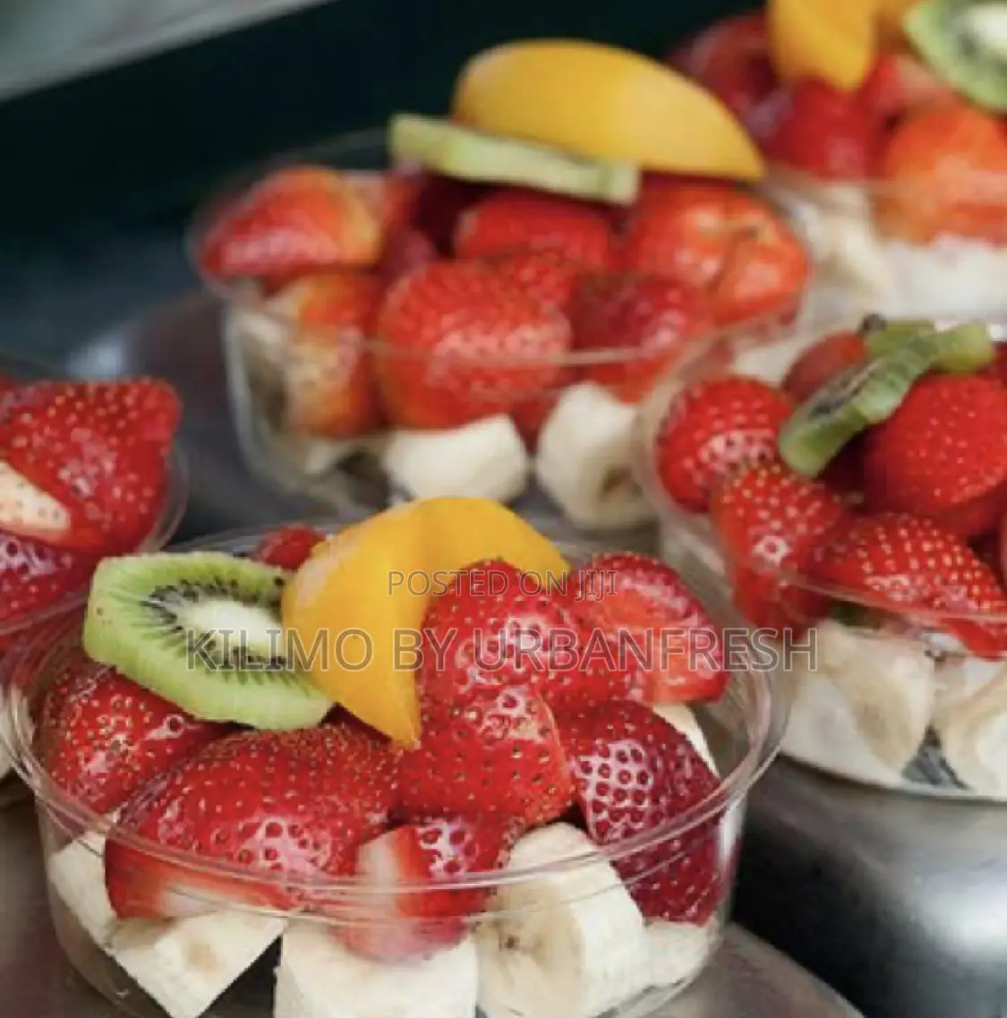 Fruit Salads Packed 500g Punnets Ready to Eat