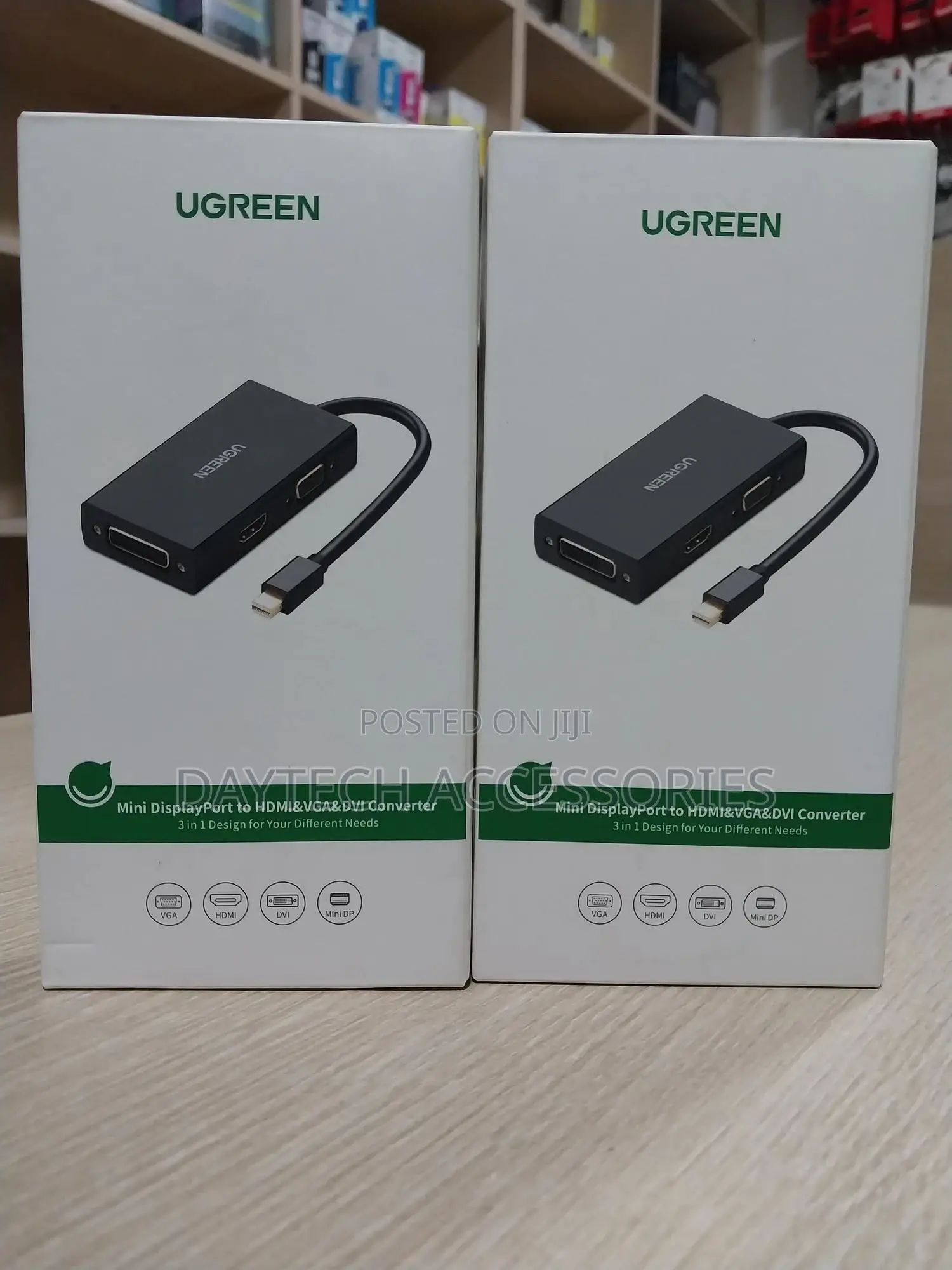 Ugreen Mini Display Port to Hdmi Vga Dvi Converter