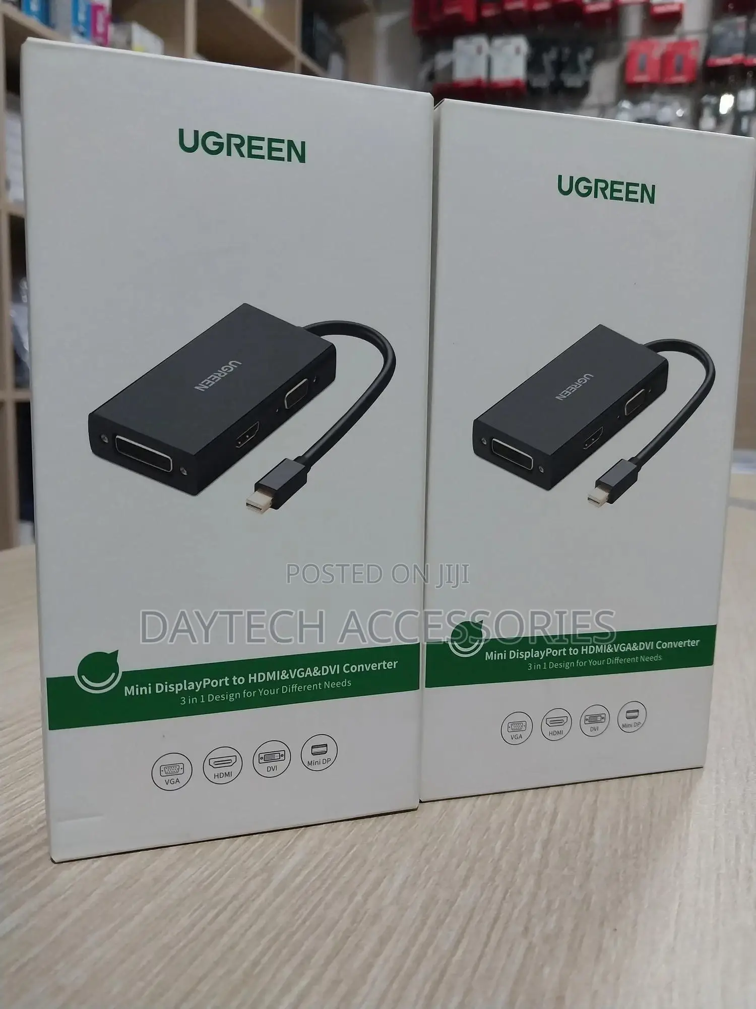 Ugreen Mini Display Port to Hdmi Vga Dvi Converter