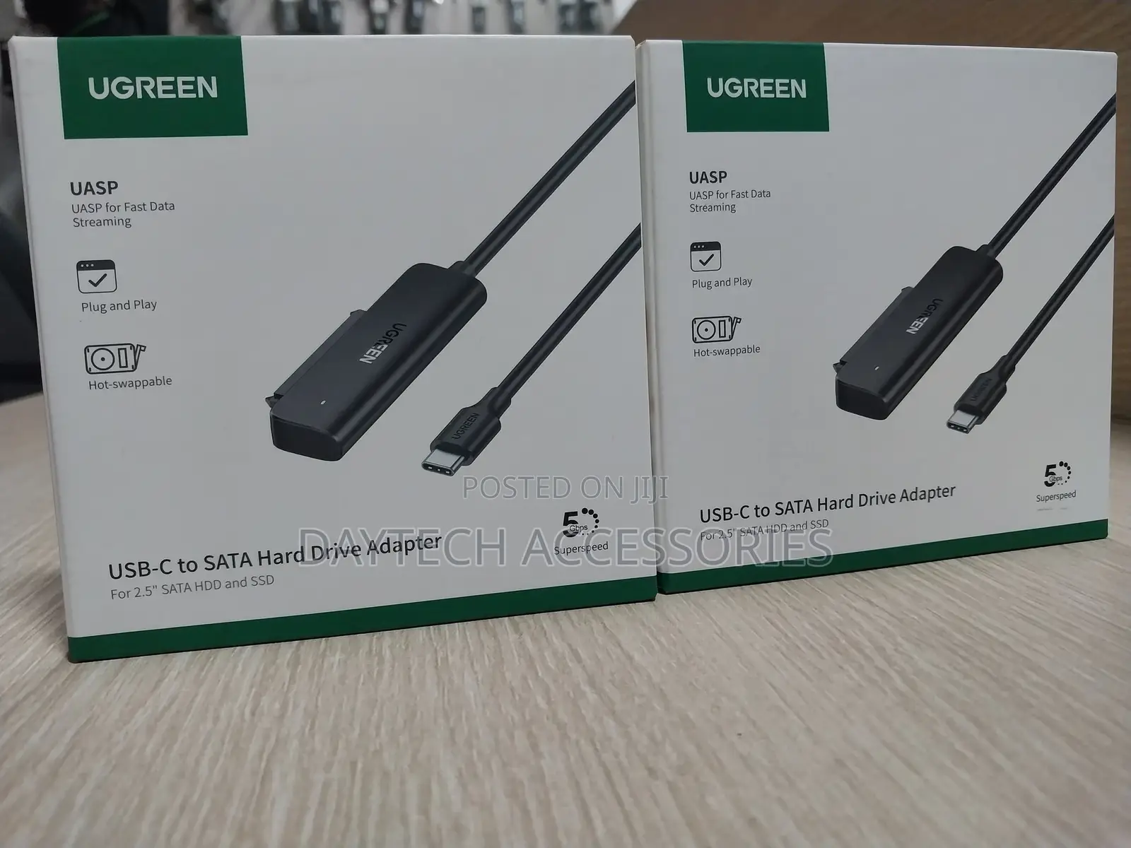 Ugreen Usb C to Sata Adapter External Hard Drive Reader